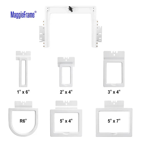 MaggieFrame 6in1 Magnetic Embroidery Hoop for BAI