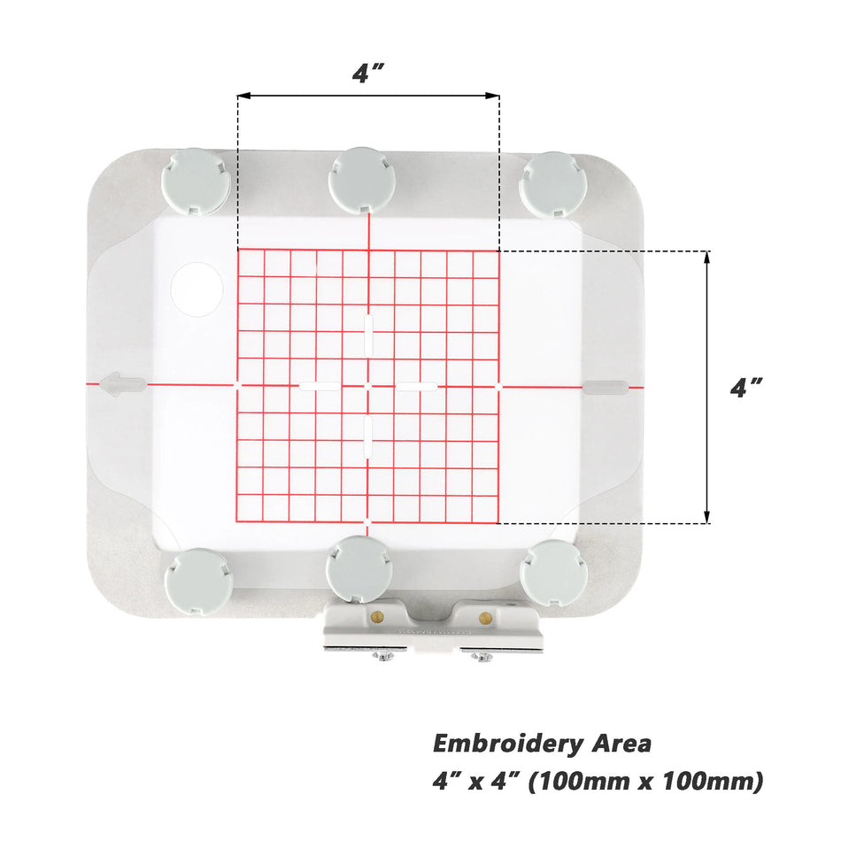 Magnetic hoop | bar magnets & round magnets | Metal embroidery sash frame for Poolin EOC05 Embroidery Machine