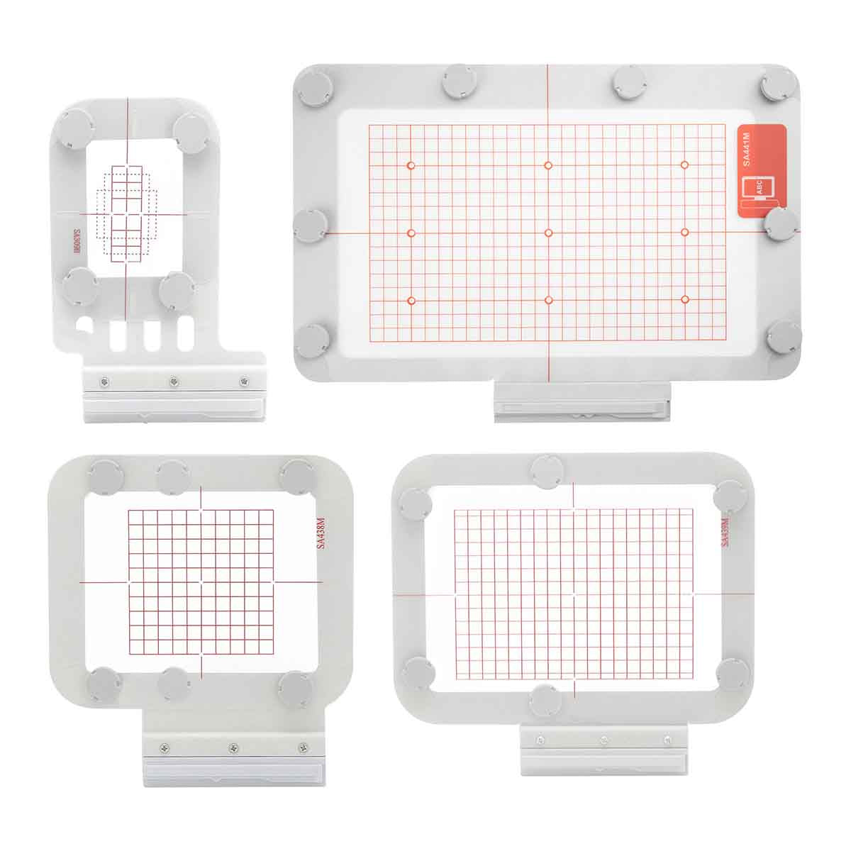 Magnetic Hoop Set for Brother PE700, PE750, PE770, PE780D, PE800, PE900, SE1900, SE2000, SE1800, Innov-ís NS1150E, NS1250E, NS2750D, Metal Magnet Embroidery Machine Sash Frames