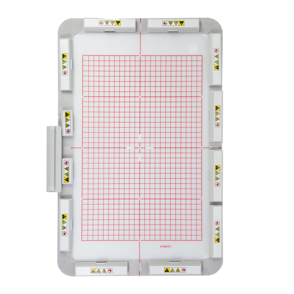 EF95MK 9.5x14inch (24.1x35.5cm) Magnetic Embroidery Hoop for Brother XE1, XE2, XJ1, XJ2, XV8550D, XV8500D, CX1E, BP3700 Embroidery Machines (Bar Magnets)