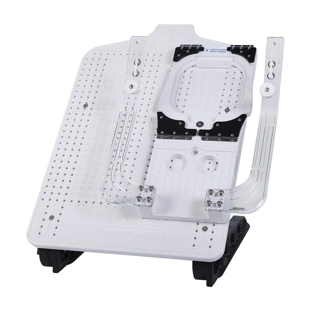 Hooping station main board fitted with the 0404 positioning fixture