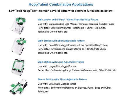 HoopTalent Hooping Station Kit for Husqvarna Viking