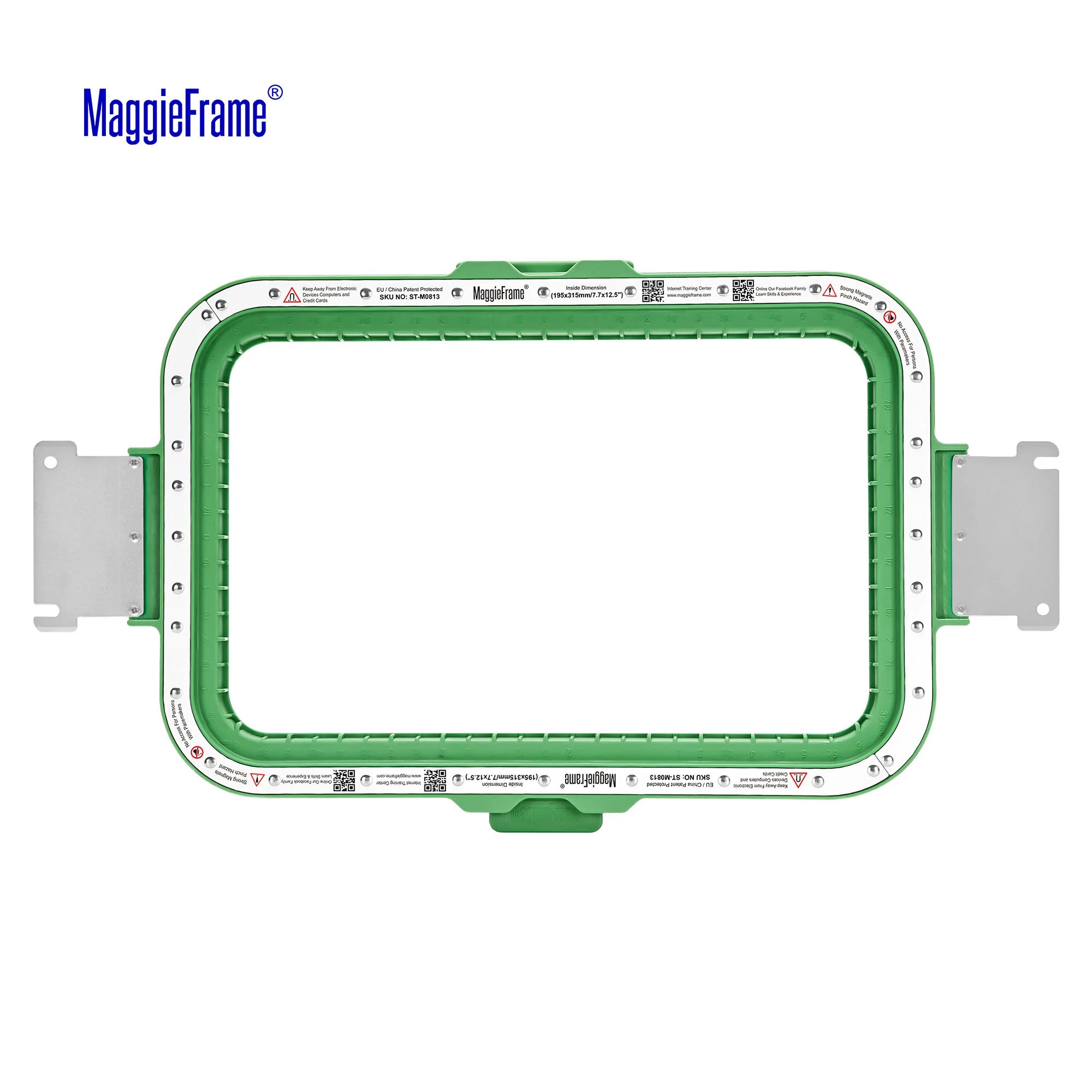 MaggieFrame Magnetic Hoop 195x315mm | 7.7"x12.5" for Ricoma EM1010