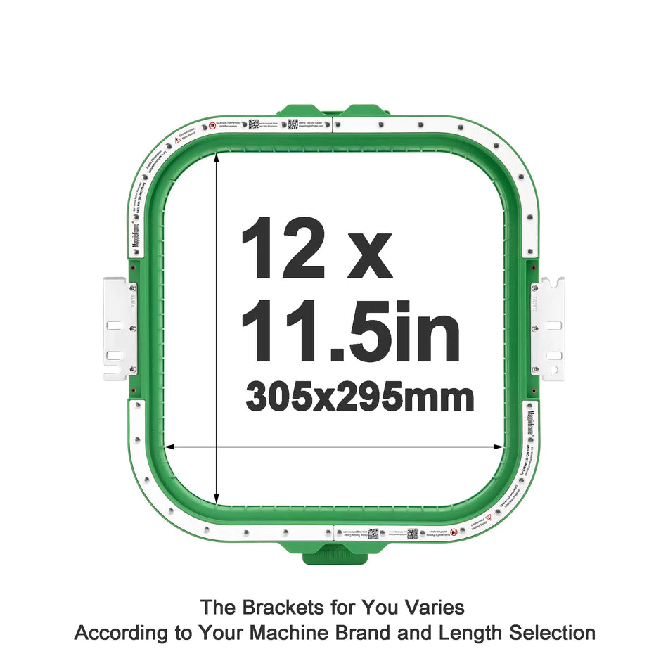 MaggieFrame Magnetic Hoop 305x295mm | 12"x11.5" for BAI
