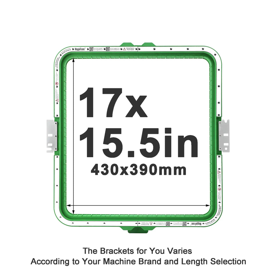 MaggieFrame Magnetic Hoop 430x390mm | 17"x15.5" for Tajima
