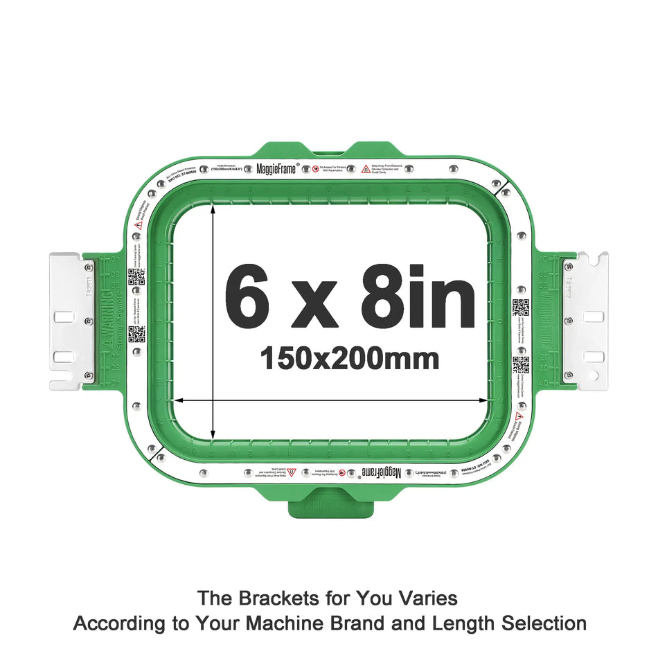 MaggieFrame Magnetic Hoop 150x200mm | 6"x 8" for Brother PRS100 VR