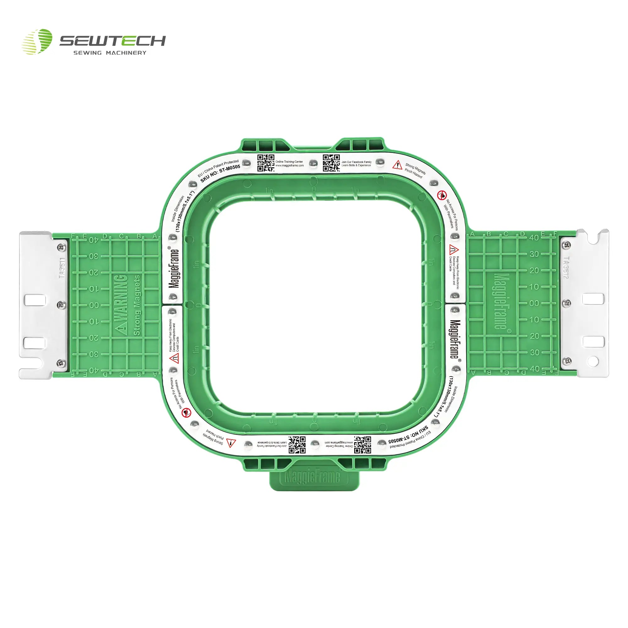 MaggieFrame Magnetic Hoop 130x130mm | 5.1