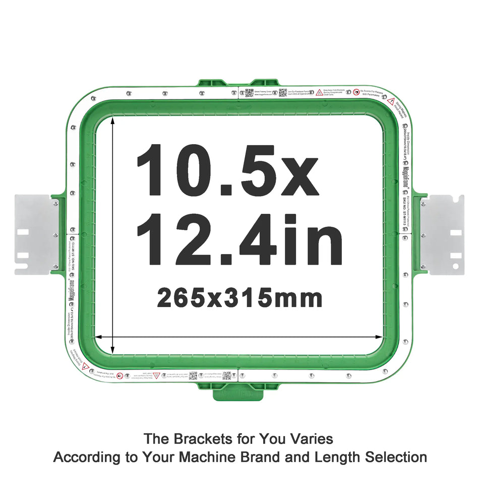 MaggieFrame Magnetic Hoop 265x315mm | 10.5"x12.4" for Husqvarna Viking