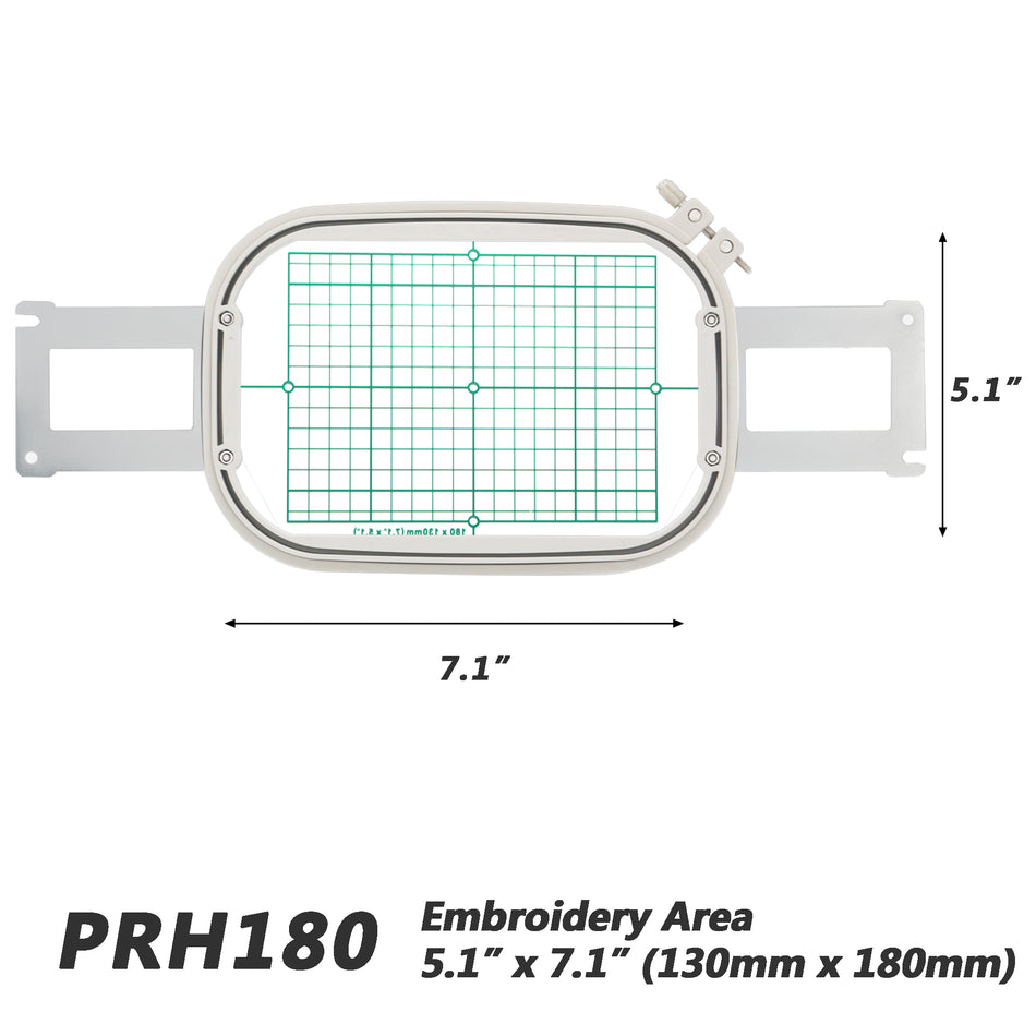 MaggieFrame PRH180 Embroidery Hoop for Brother PR600 PR1000E PRS100 PR655 Babylock Alliance Valiant Enterprise Endurance 2 Intrepid Bmp9 Etc