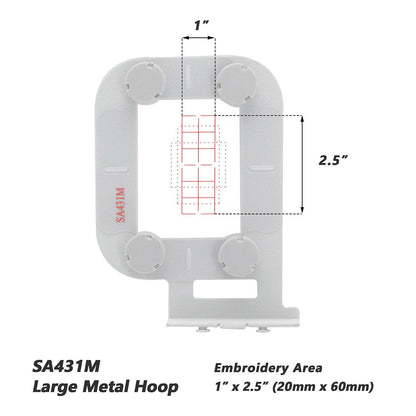 Magnetic Hoop Set for Babylock Aurora, Sofia, Sofia 2, Verve | Metal Magnet Embroidery Machine Sash Frames