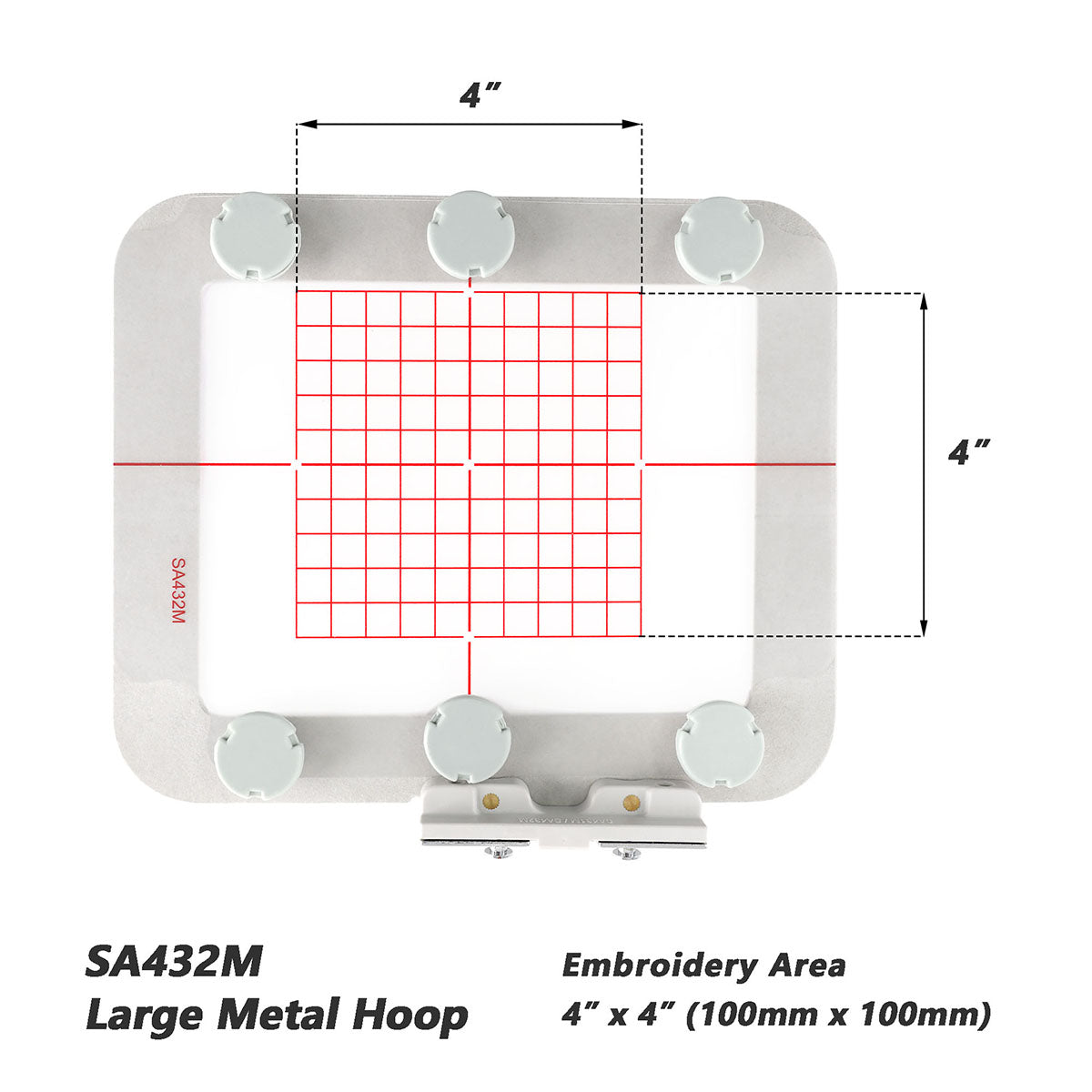 Magnetic Hoop Set for Babylock Aurora, Sofia, Sofia 2, Verve | Metal Magnet Embroidery Machine Sash Frames