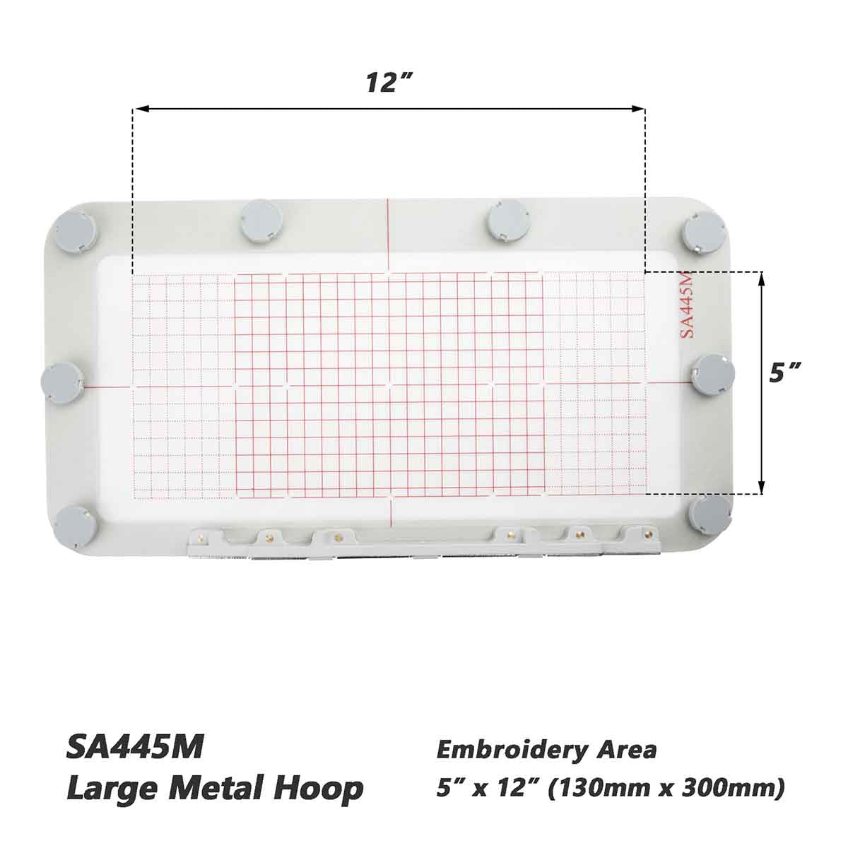 Magnetic Hoop Set for Brother PE700, PE750, PE770, PE780D, PE800, PE900, SE1900, SE2000, SE1800, Innov-ís NS1150E, NS1250E, NS2750D, Metal Magnet Embroidery Machine Sash Frames