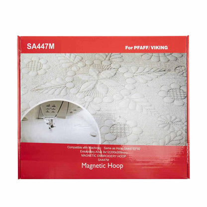 Magnetic Hoop for Babylock Solaris Destiny Ellisimo, Metal Magnet Embroidery Machine Sash Frame (8x12"-SA447M)