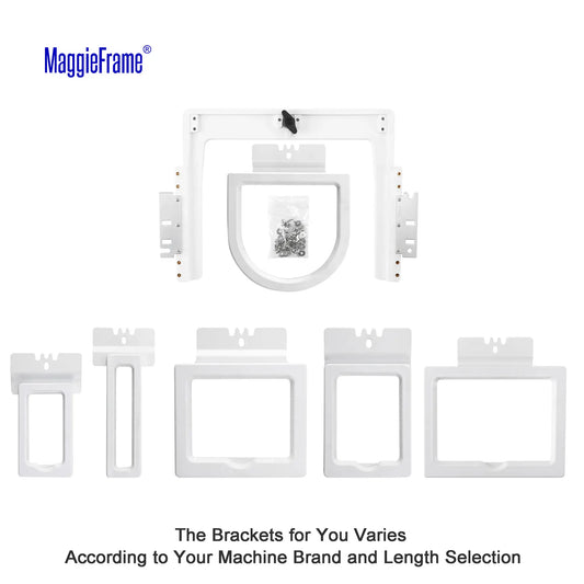 MaggieFrame 6in1 Magnetic Embroidery Frame Set | For Janome MB-4/ MB-4S/ MB-7/ MB-7S